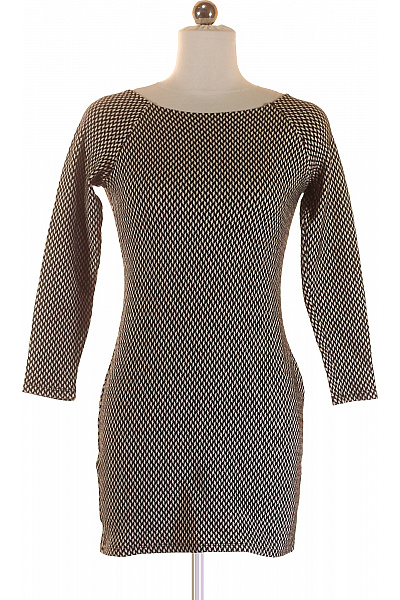 Pouzdrové šaty  Šaty Černobílé MANGO Vel. XS