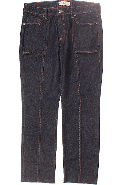 Boyfriend Dámské Džíny Modré MANGO Second Hand Vel. 36