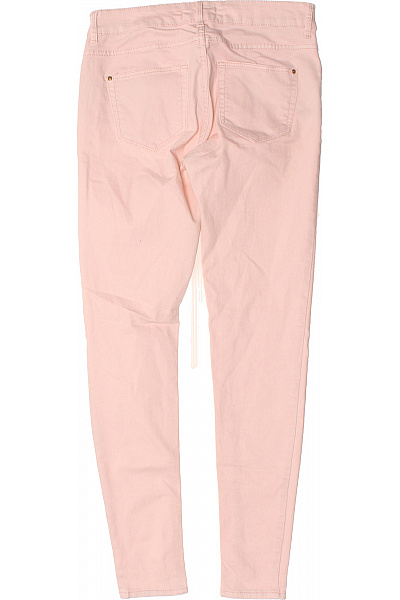 MANGO Dámské Kalhoty Růžové Second hand Vel. 38 | MANGO | obrázek 3