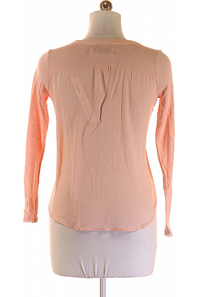  Halenka Jednobarevná Růžová Abercrombie&Fitch Vel. M