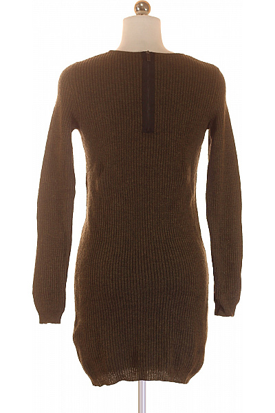  Šaty Pletené Zelené Bershka Vel. S