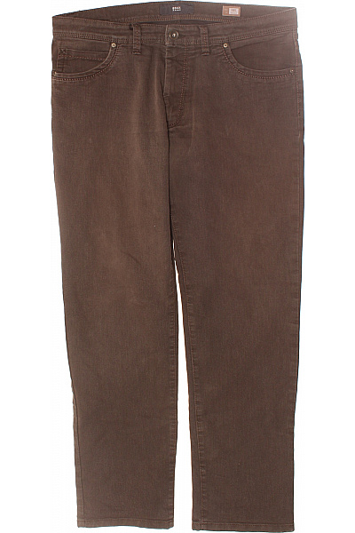 BRAX Pánské Rovné Džíny Hnědé Vel. 26