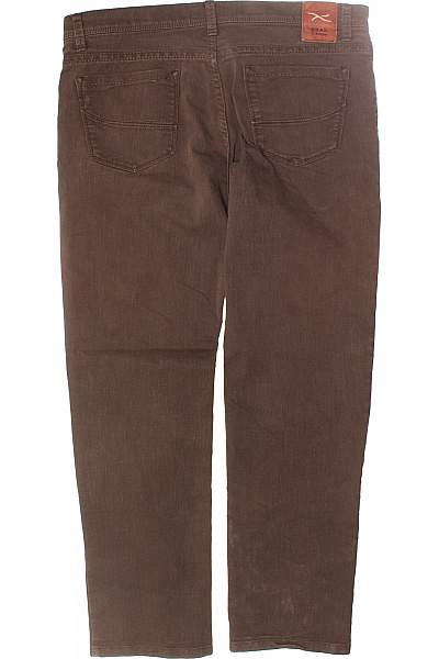 BRAX Pánské Rovné Džíny Hnědé Vel. 26