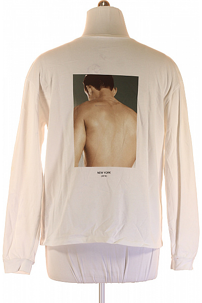 Dámské Tričko Bílé ZARA Second hand Vel. L | ZARA | obrázek 2