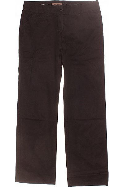 Společenské Dámské Kalhoty Černé MANGO Vel. 38