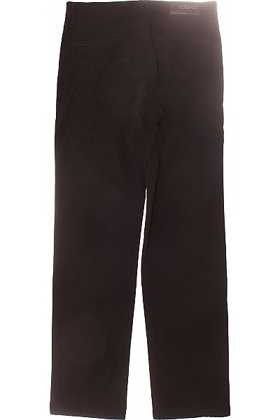 VERSACE Pánské Kalhoty Rovné Černé Vel. 34