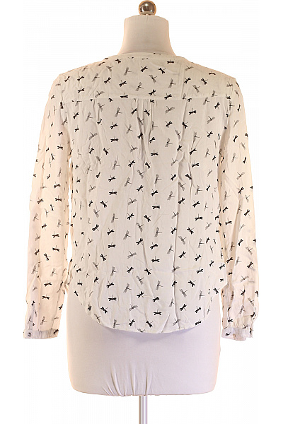 MANGO Vzorovaná Dámská Košile Bílá Vel. M