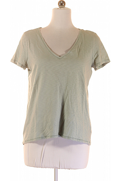 Next Jednoduché Dámské Tričko Zelené Vel. 42