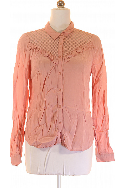 Kaffe Společenská Dámská Košile Růžová Vel. 40