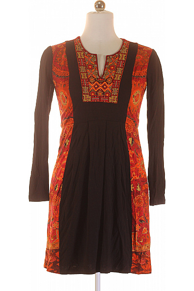  Šaty s Květinovým Potiskem Barevné Derhy Vel. M | Derhy | obrázek 2