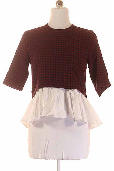 Vzorovaná  Halenka Barevná ZARA Second hand Vel. L