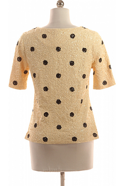 Dámské Tričko s Potiskem Béžové J.CREW Vel. S