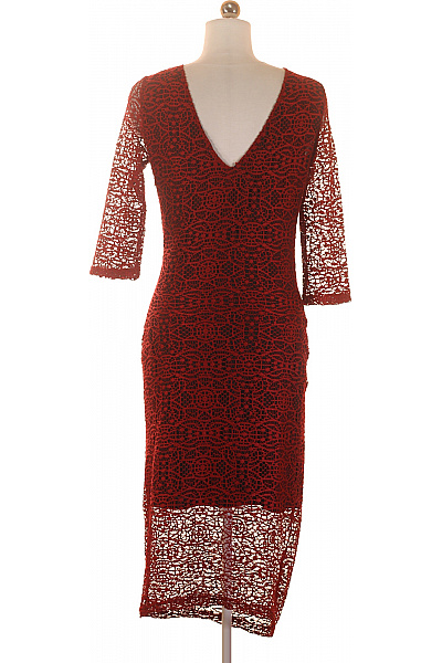 Šaty Červené SISLEY Vel. S