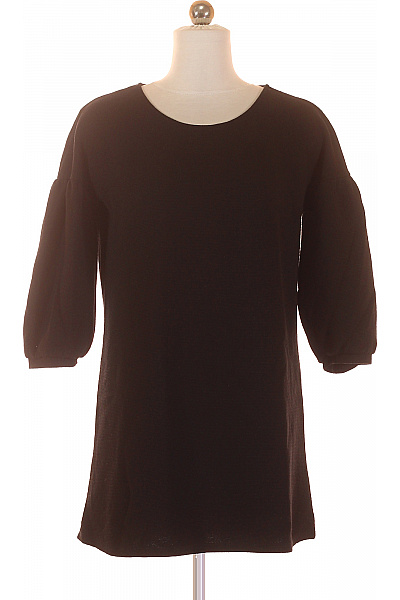 MANGO Tričkové  Šaty Černé Vel. XS