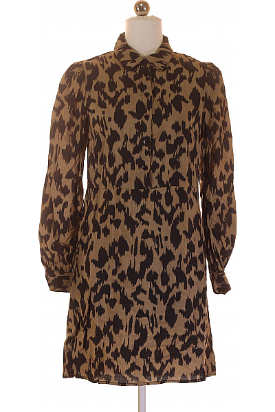 OBJECT Šaty Hnědé Vel. 34