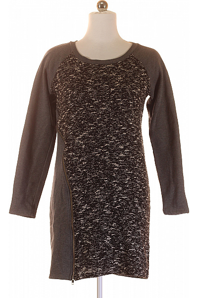  Mikinové Šaty Šedé OBJECT Vel. M