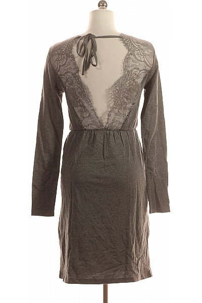 Noisy May  Šaty s Otevřenými Zády Šedé Second hand Vel. S