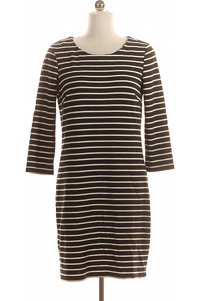 Šaty Černobílé VILA Vel. S