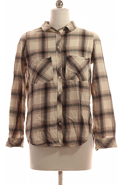 Kostkovaná Dámská Košile Barevná STRADIVARIUS Vel. S