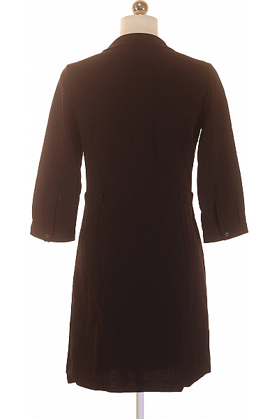 MANGO Košilové  Šaty Černé Second hand Vel. XS