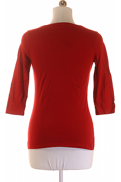 Dámské Tričko s Potiskem Červené S.OLIVER Second hand Vel. 38