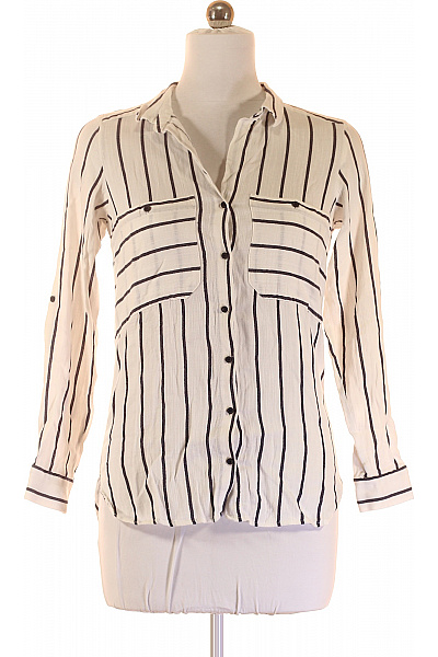 Next Vzorovaná Dámská Košile Černobílá Vel. 38