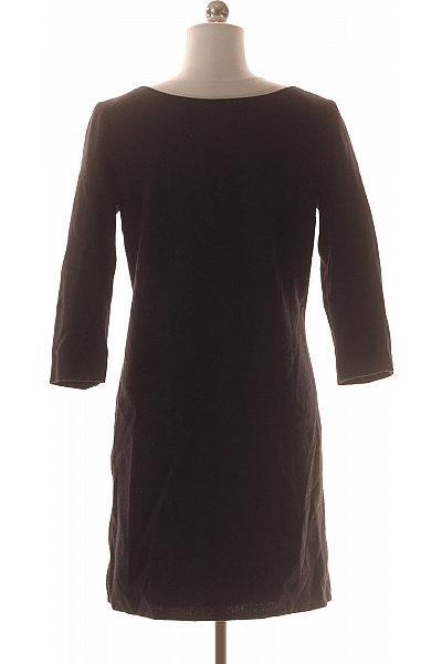  Šaty Pletené Černé MANGO Vel. M