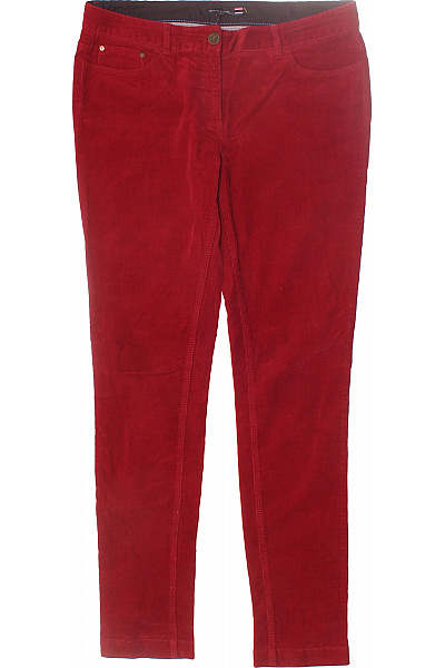 Dámské Kalhoty Červené TOMMY HILFIGER Second hand