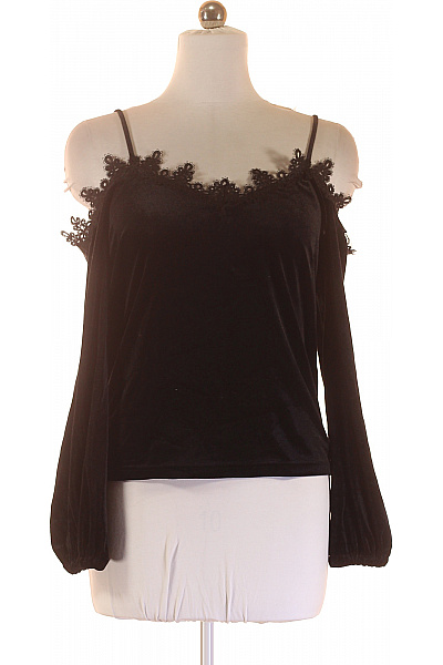  Halenka Jednobarevná Černá Bik Bok Vel. M