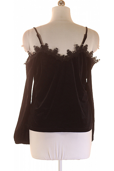  Halenka Jednobarevná Černá Bik Bok Vel. M