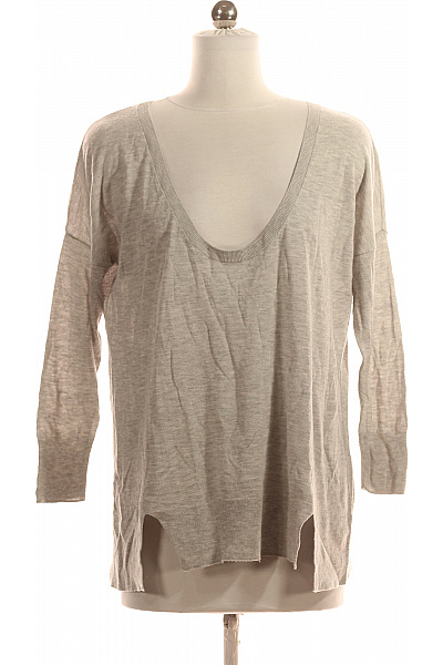 French Connection Dámský Pulovr Šedý Second hand Vel. S