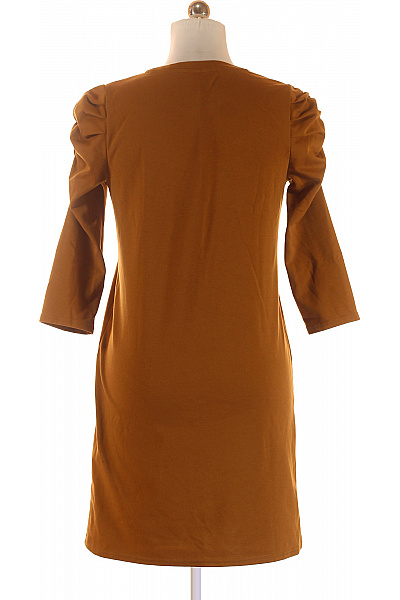 Tričkové  Šaty Hnědé ONLY Second hand Vel. M | ONLY | obrázek 3