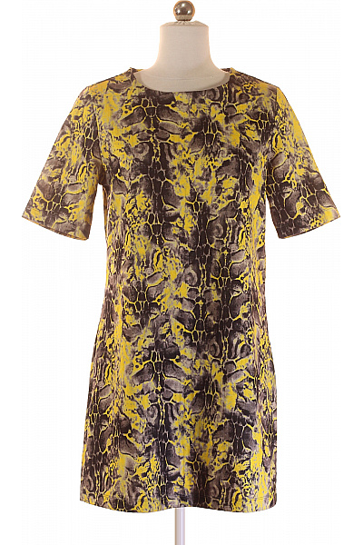 Tričkové  Šaty Žluté River Island Vel. 36