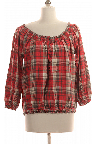 Vzorovaná  Halenka Červená Ralph Lauren Second hand Vel. XS