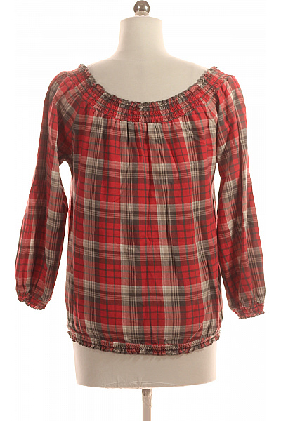 Vzorovaná  Halenka Červená Ralph Lauren Second hand Vel. XS