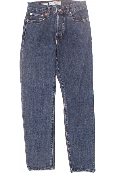 Boyfriend Dámské Džíny Modré MANGO Vel. 34