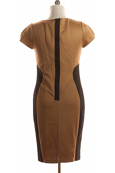 Pouzdrové šaty  Šaty Hnědé MAYA Deluxe Vel. 40