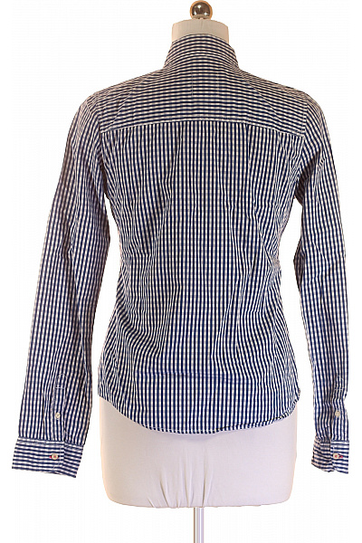 Kostkovaná Dámská Košile Modrá Hollister Second hand Vel. L | Hollister | obrázek 3