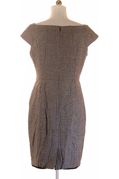 Reiss Šaty Vlněné Šedé Vel. 42