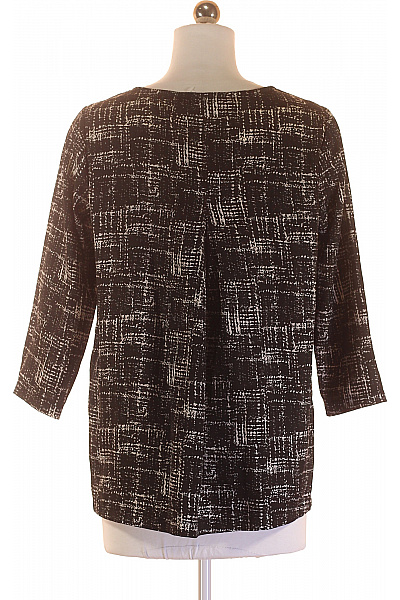 Vzorovaná  Halenka Černobílá Cartoon Second hand Vel. 36