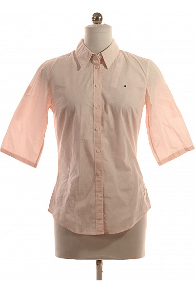 Kostkovaná Dámská Košile Růžová TOMMY HILFIGER