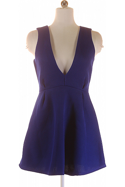 Společenské  Šaty Modré Missguided Vel. 40