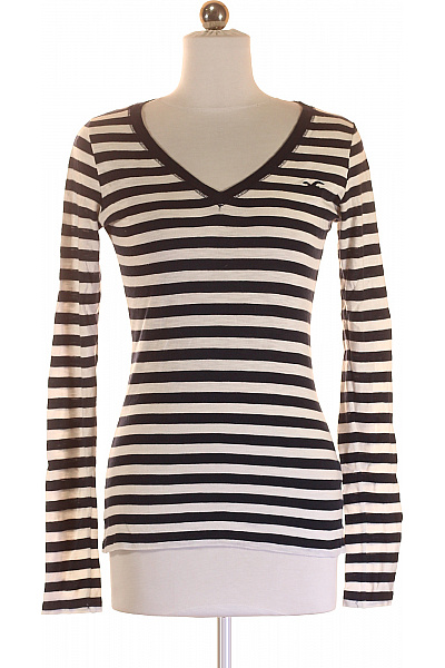 Dámské Tričko Modré Hollister Vel. XS