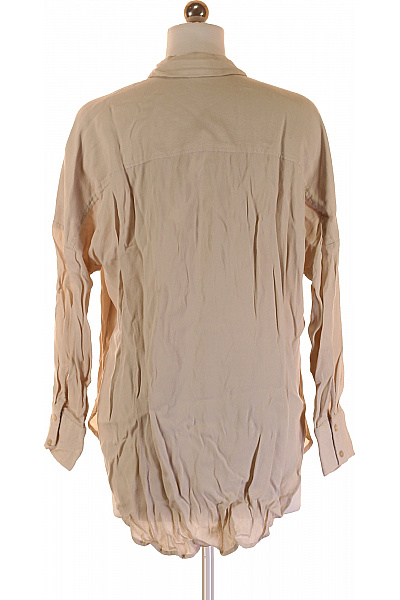 MANGO Společenská Dámská Košile Béžová Second hand Vel. S