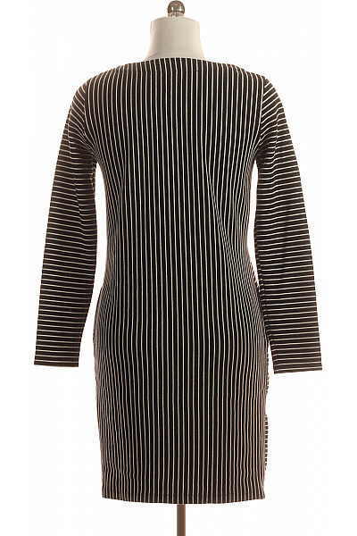 Šaty Černobílé OBJECT Second hand Vel. M