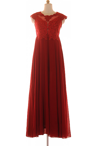 Společenské  Šaty Vínová Vel. S | APART | obrázek 2