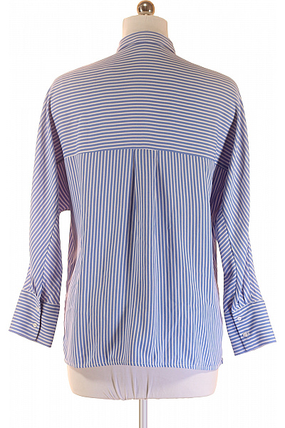 Vzorovaná Dámská Košile Modrá MANGO Vel. M