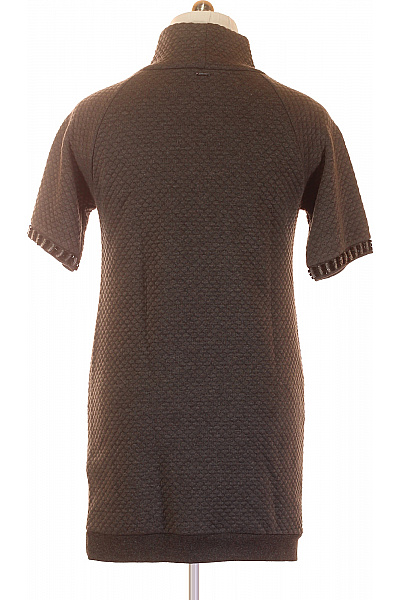  Mikinové Šaty Šedé Vel. L