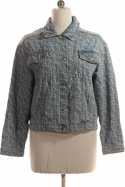 Dámská Bunda Modrá Second Hand