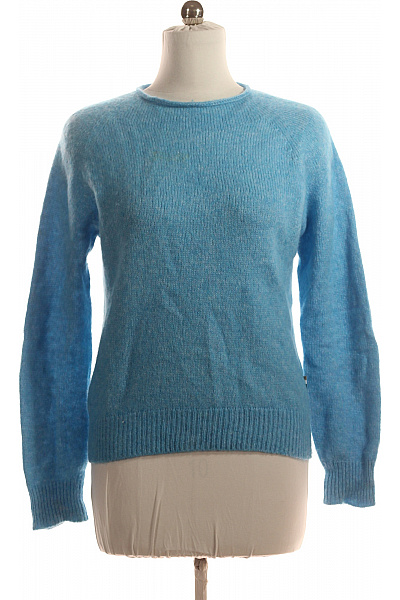 Hugo Boss Dámský Pulovr Modrý Second Hand Vel. M